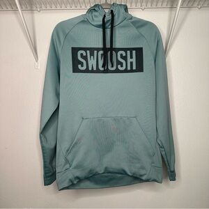 Nike SWOOSH teal sweatshirt!